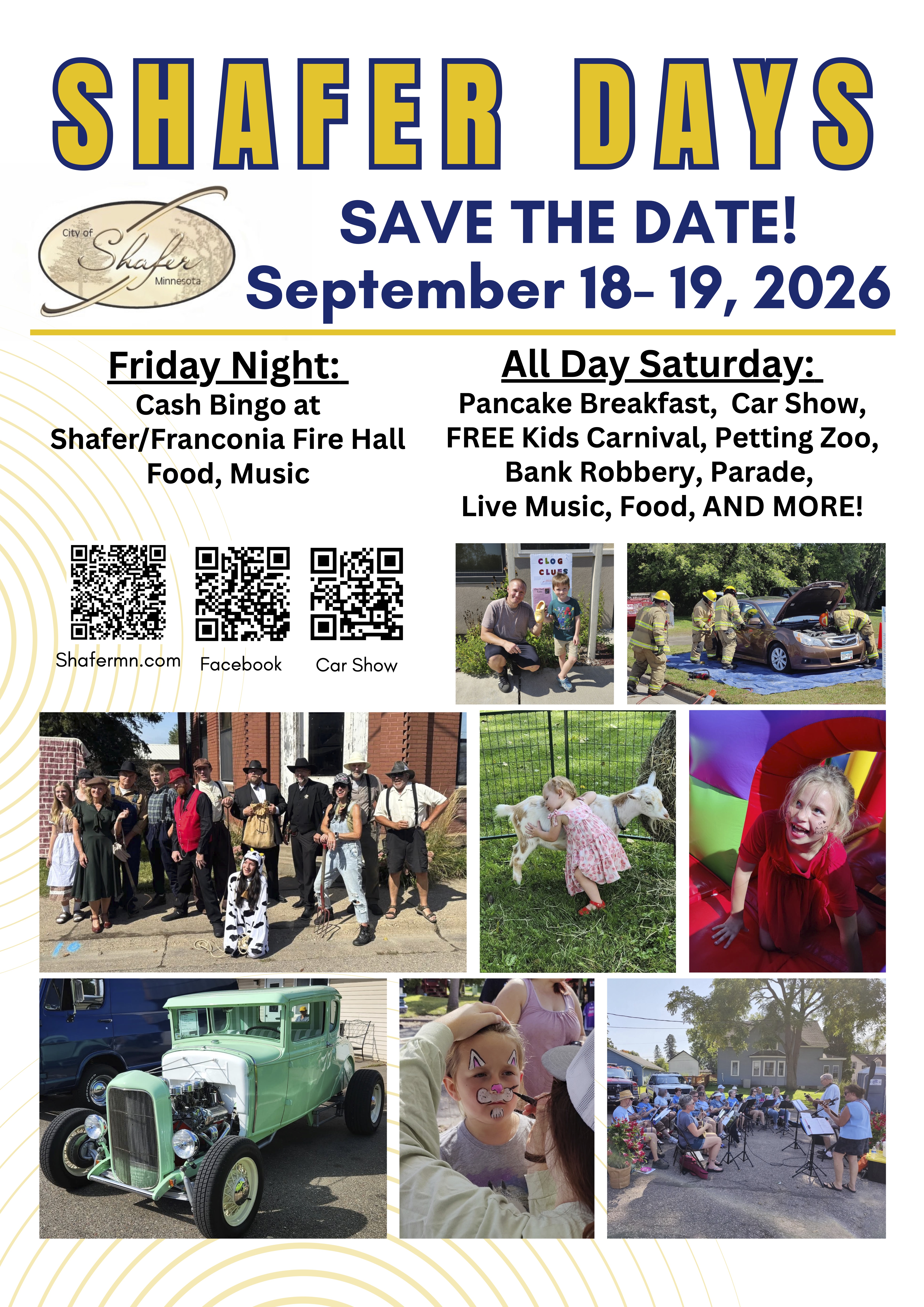 Shafer Days Save The Date Flyer Page 0